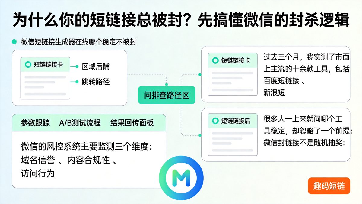 微信短链接生成器在线哪个稳定不被封？2024专业测评解析正文图