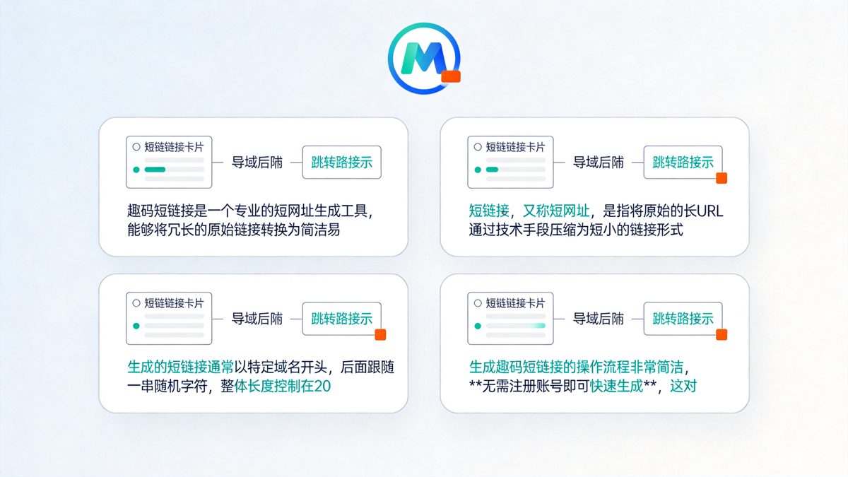 趣码短链接怎么生成短网址？2024年最全教程与对比评测正文图