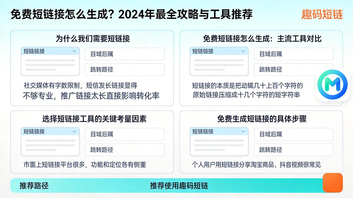 免费短链接怎么生成？2024年最全攻略与工具推荐正文图