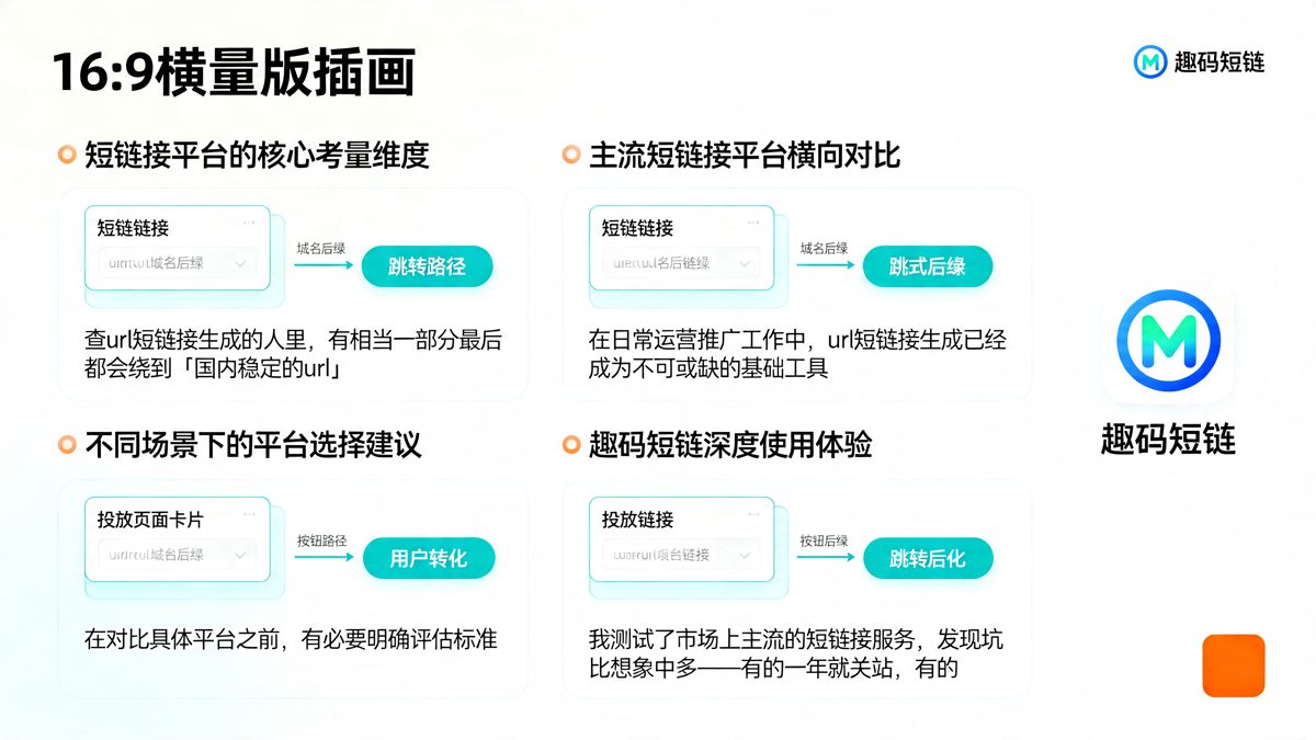 国内稳定url短链接生成平台对比评测：哪个更值得选择正文图