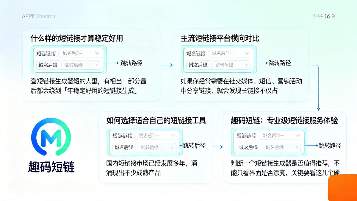 年稳定好用的短链接生成器推荐｜权威测评正文图