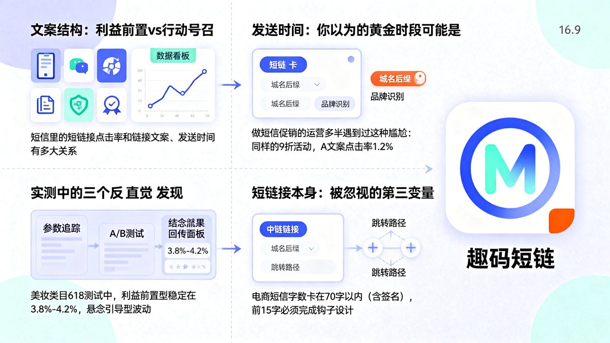短信链接文案怎么写点击率高：电商促销场景的实测对比与关键变量正文图