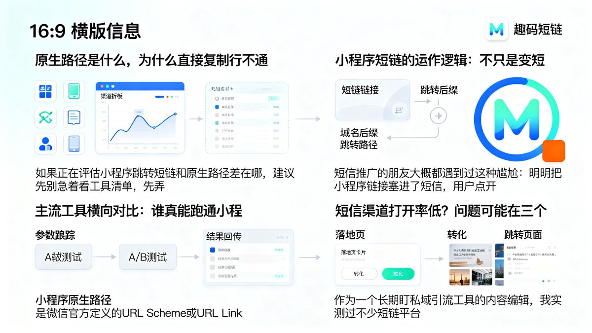 小程序短链和原生路径的底层区别：开发者和运营视角正文图