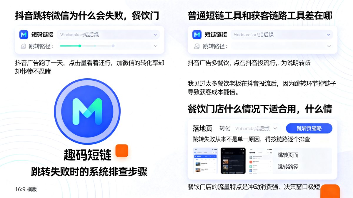 餐饮门店用抖音获客工具引流到私域，跳转微信失败从哪排查正文图
