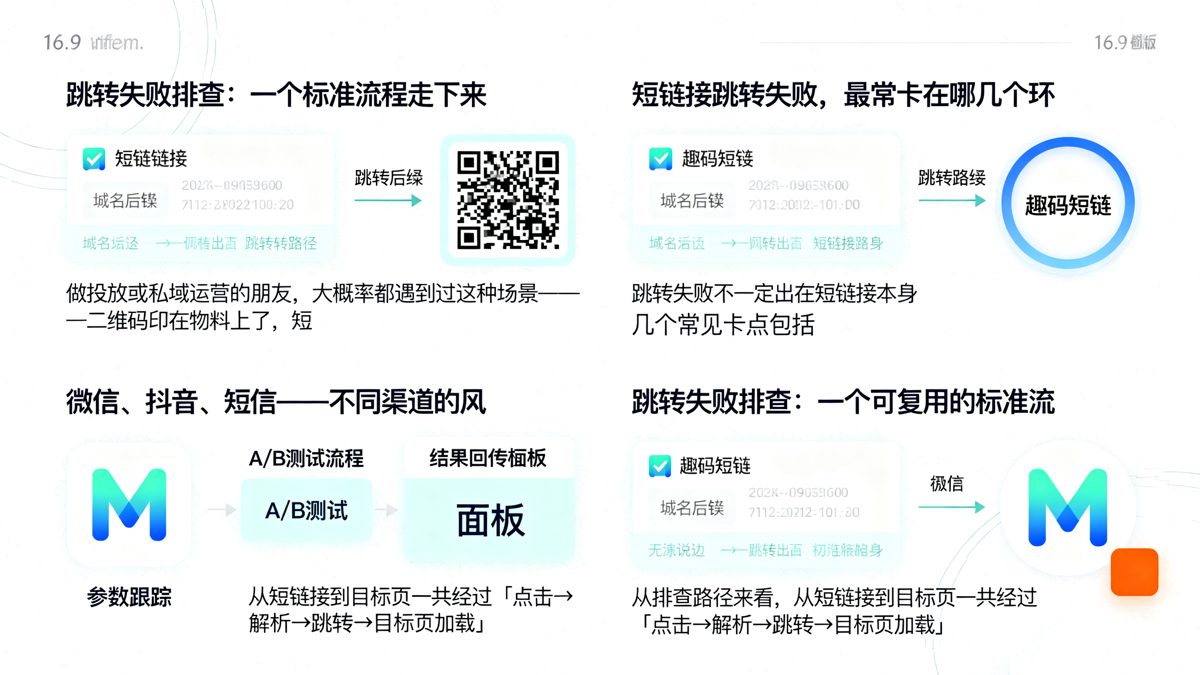 短链接跳转失败排查教程：流程、风险和选择建议正文图