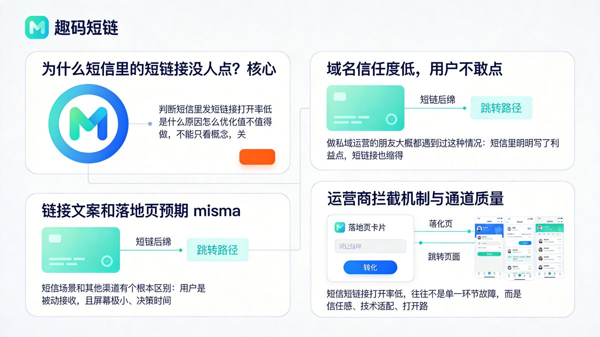 短信短链接打开率低，问题出在哪？正文图